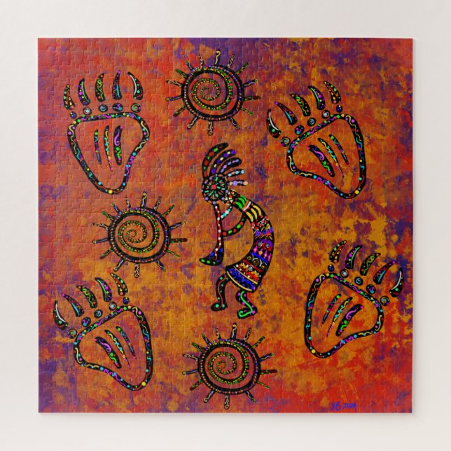 Arizona Desert Art Jigsaw Puzzle (Vertical)