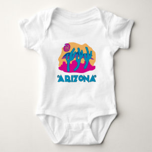 Arizona Desert Blue Baby Bodysuit
