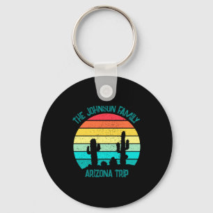 Arizona Desert Cactus Sunset Trip Kids  Keychain