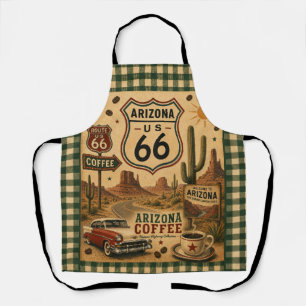 Arizona Desert Coffee Kitchen Route 66 Apron