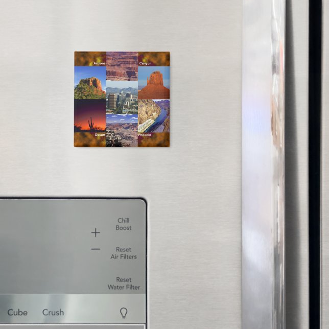 Arizona Desert Collage Magnet (In Situ (Fridge))