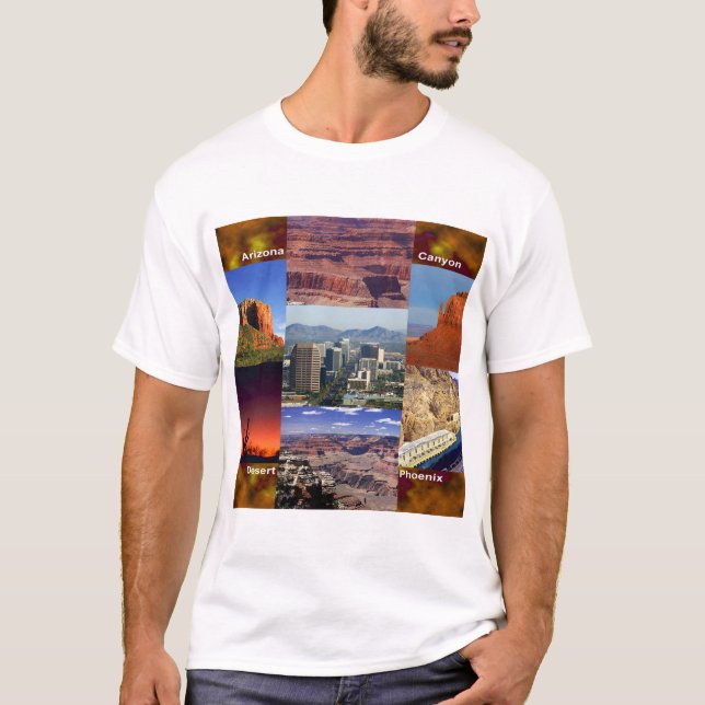 Arizona Desert Collage T-Shirt (Front)