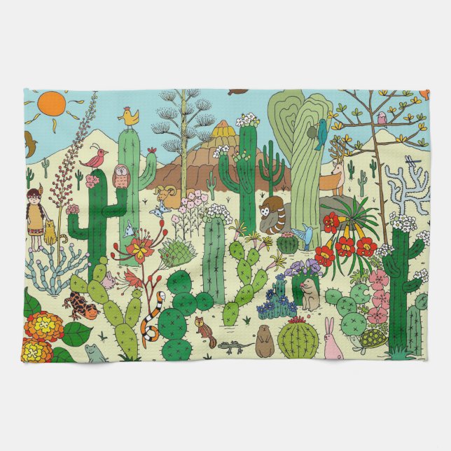 Arizona Desert Kitchen Towel (Horizontal)