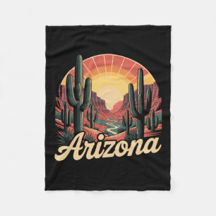 Arizona Desert Southwest Travel Adventure Vacation Fleece Blanket