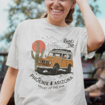 Arizona Desert Sunset Road Trip Cactus Phoenix T-Shirt<br><div class="desc">Arizona Desert Sunset Road Trip Cactus Phoenix - Tired of city life? Check out Arizona's nature spots and enjoy an epic road trip. You can also hike a trail,  take in breathtaking views of Phoenix AZ,  or have fun on a scenic desert excursion.</div>