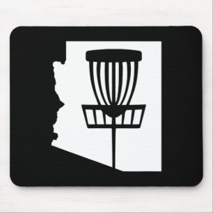 Arizona Disc Golf State With Sket Graphic Mouse Pad