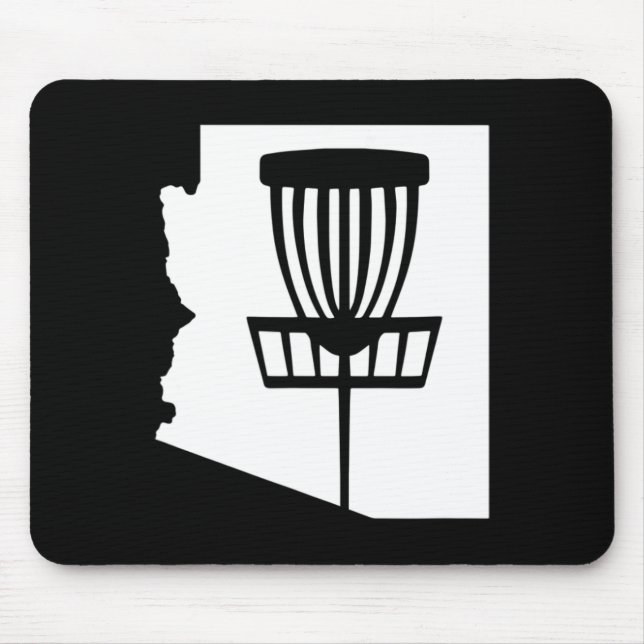 Arizona Disc Golf State With Sket Graphic  Mouse Pad (Front)