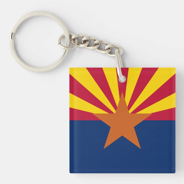 Arizona Drapeau : Réglage de Star Sun, État du cui (Devant)