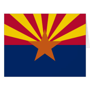 Arizona Drapeau : Réglage de Star Sun, État du cui