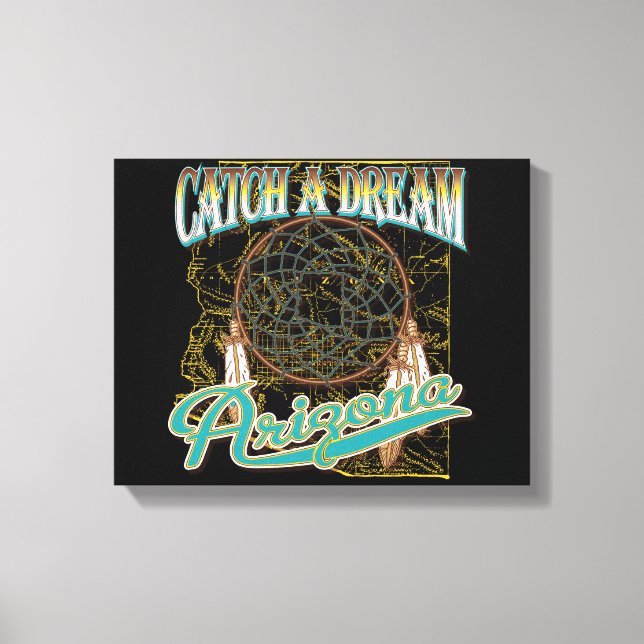 Arizona Dream Catcher Canvas Print (Front)