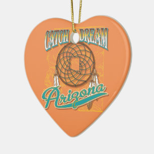 Arizona Dream Catcher Ceramic Ornament