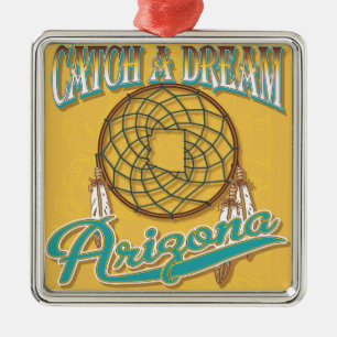 Arizona Dream Catcher Metal Ornament