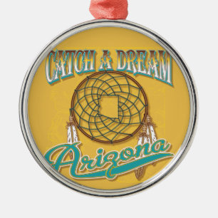 Arizona Dream Catcher Metal Ornament