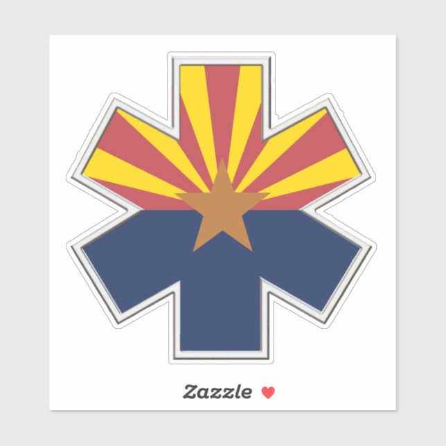 Arizona EMS Star of Life (Sheet)