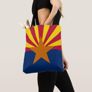 Arizona Flag & Arizona State USA fashion/sport fan Tote Bag