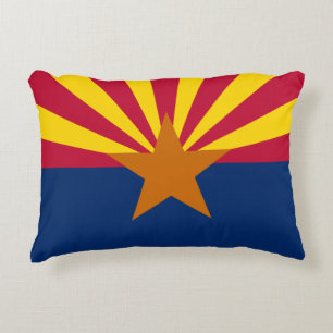 Arizona Flag & Arizona - USA, holiday /sport fans Accent Pillow