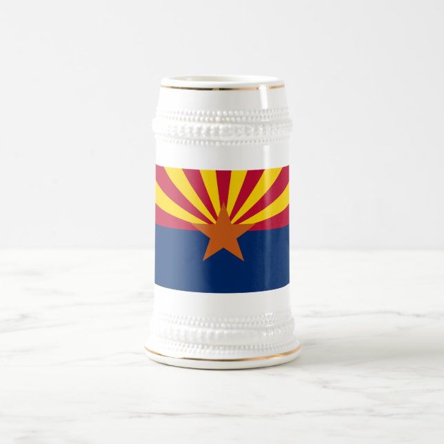 Arizona Flag Beer Stein (Center)