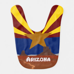 Arizona flag bib