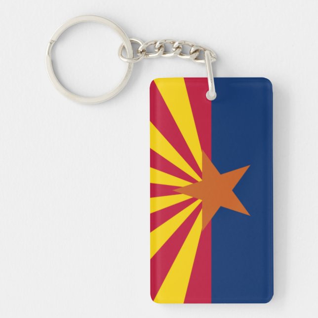 Arizona flag keychain (Front)