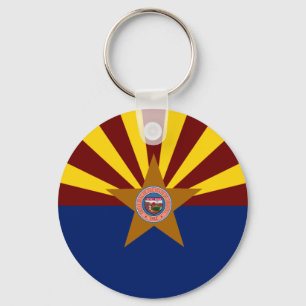 Arizona flag keychain