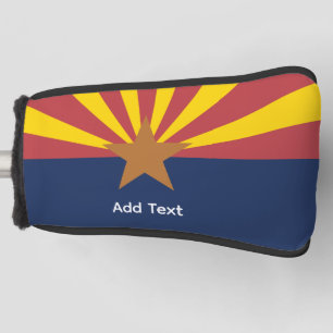 Arizona Flag Personalized Golf Putter Head Cover