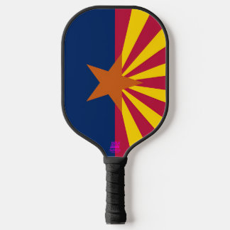 Arizona Flag Pickleball Paddle