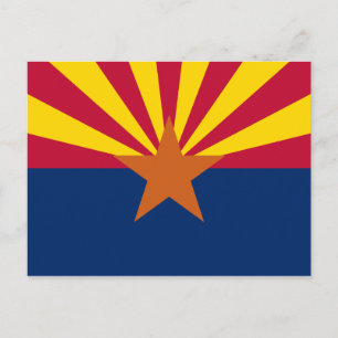 Arizona Flag Postcard
