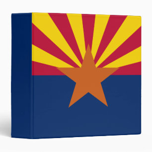 Arizona Flag: Setting Star Sun, The Copper State Binder