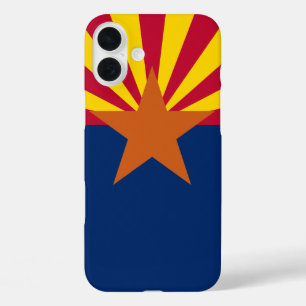 Arizona Flag: Setting Star Sun, The Copper State iPhone 16 Plus Case