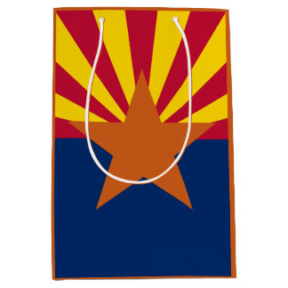 Arizona Flag: Setting Star Sun, The Copper State Medium Gift Bag