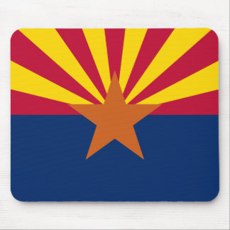 Arizona Flag: Setting Star Sun, The Copper State Mouse Pad