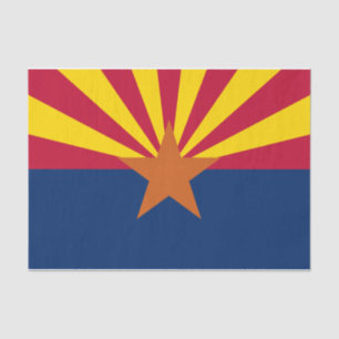 Arizona Flag: Setting Star Sun, The Copper State Tissue Paper