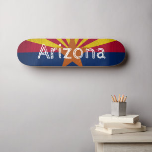 Arizona Flag  Skateboard