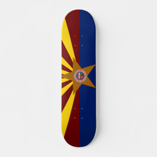 Arizona flag skateboard