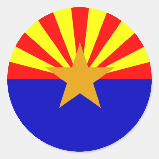 Arizona Flag Sticker (Front)