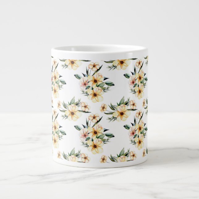 Arizona Flowers Large Coffee Mug (Front)
