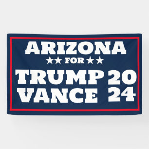 Arizona For Trump Vance 2024 Banner
