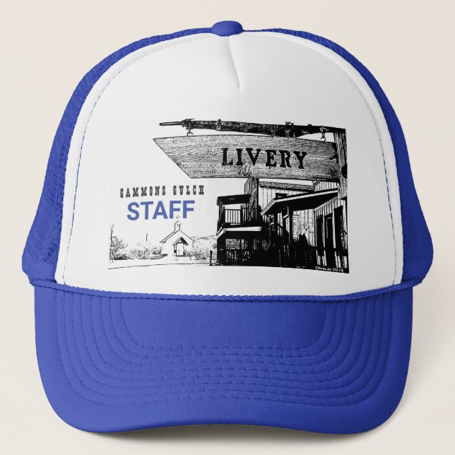 Arizona Gammons Gulch Staff Film Crew Trucker Hat (Front)