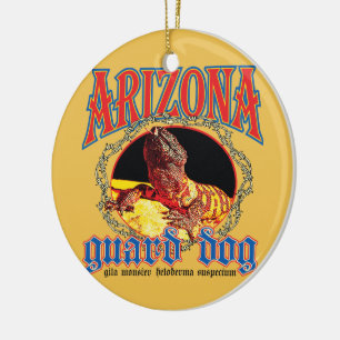 Arizona Gila Monster Ceramic Ornament