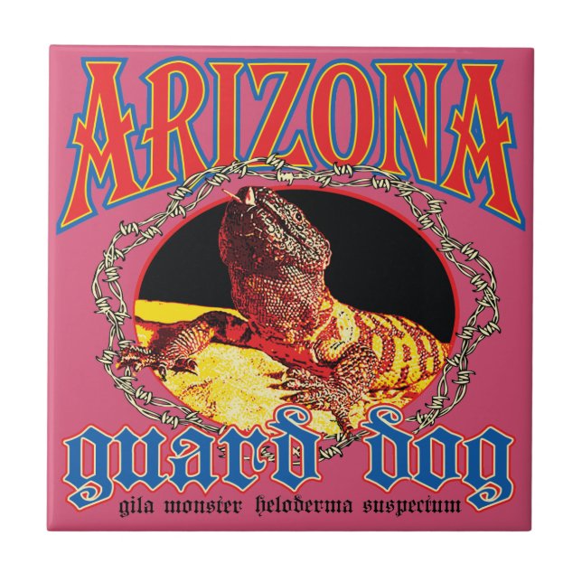 Arizona Gila Monster Tile (Front)