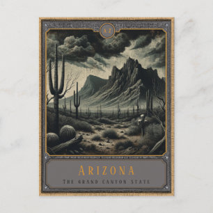 Arizona Gothic Art Postcard