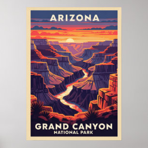 Arizona Grand Canyon National Park V02 Poster