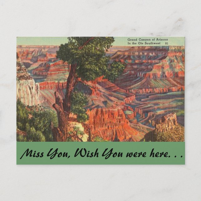Arizona, Grand Canyon Postcard (Front)