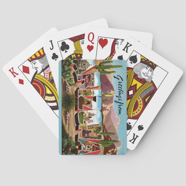 Arizona Greeting Playing Cards (Back)