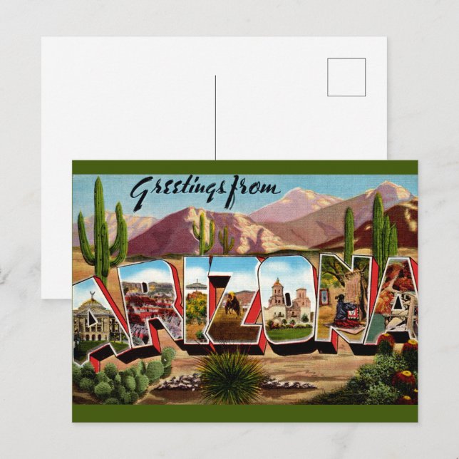 Arizona Greeting Postcard (Front/Back)