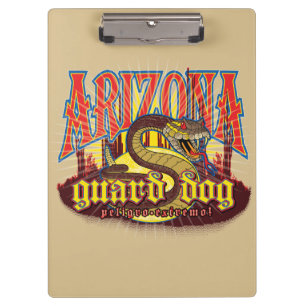 Arizona Guard Dog Snake Clipboard