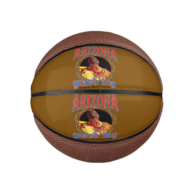 Arizona Guard Dog Snake Mini Basketball (Front)
