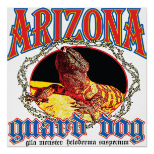 Arizona Guard Dog Snake Poster