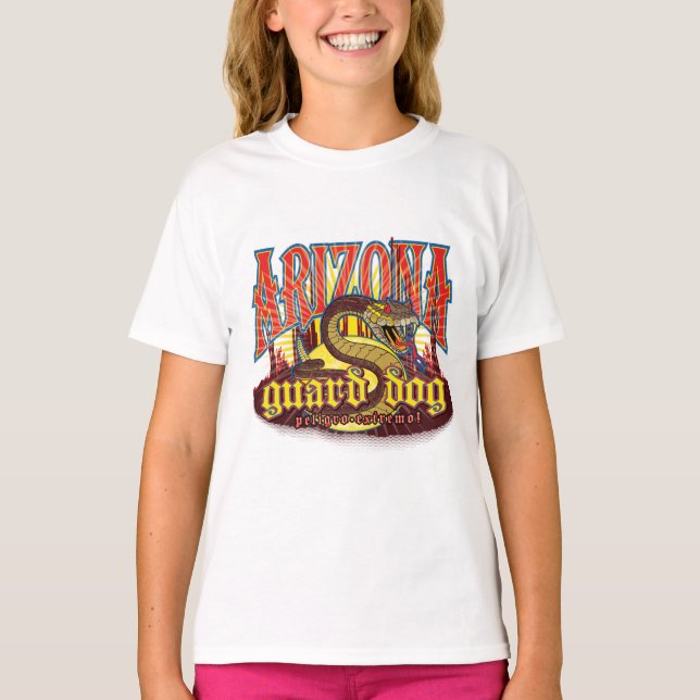 Arizona Guard Dog Snake T-Shirt (Front)
