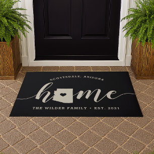 Arizona Home State Personalized Doormat
